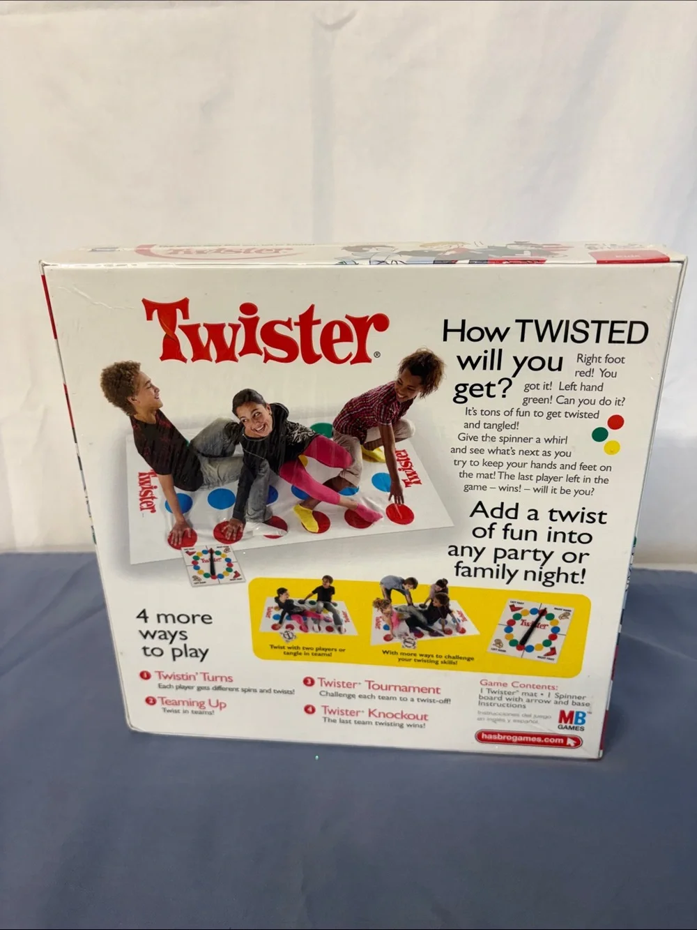 Twister Kids Party Game - Classic Red, Blue, Yellow, Green
